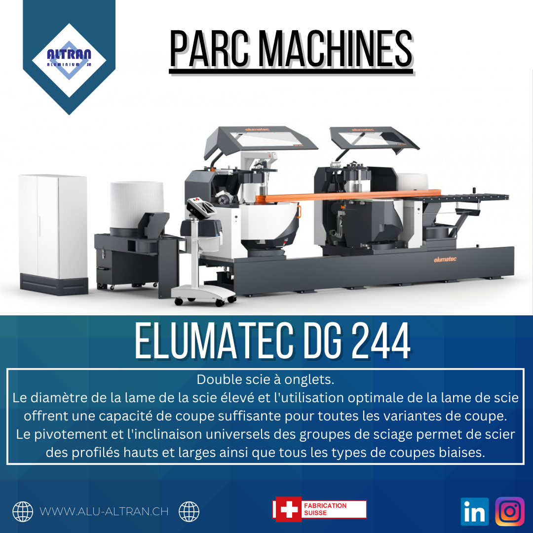 Parc machines Elumatec DG 244